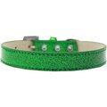 Unconditional Love Tulsa Plain Ice Cream Dog Collar, Emerald Green - Size 14 UN2450641